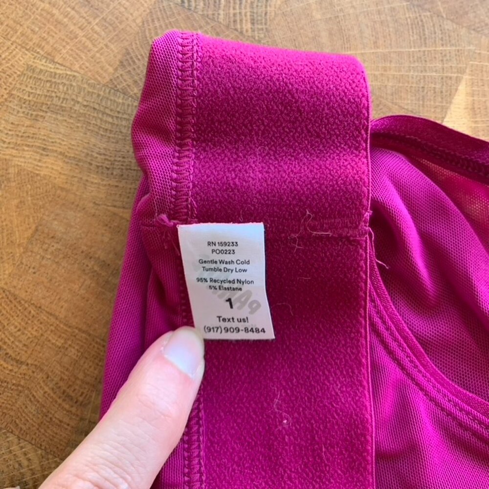 Parade Bralette - Raspberry 1 - Picture 3 of 5